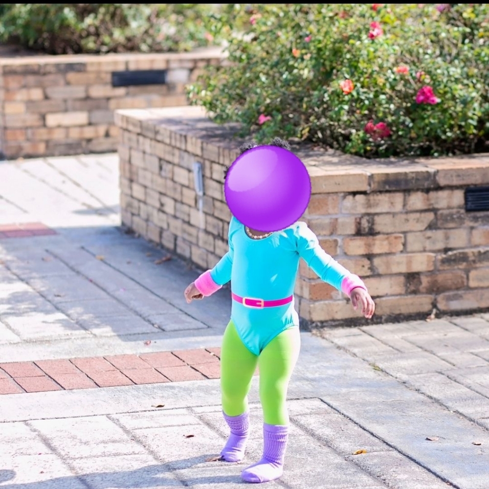 Toddler 80s Fitness Leotard Costume